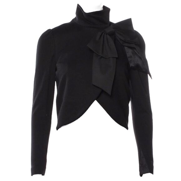 Alice + Olivia Black Bolero with Stunning Bow Accent
|SIZE: XS| - Picture 1 of 14